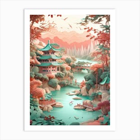 Asian Landscape 82 Art Print