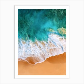 Beach - Beach Stock Videos & Royalty-Free Footage 15 Art Print