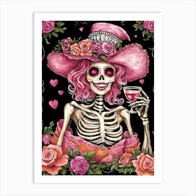 Day Of The Dead Skeleton 5 Art Print