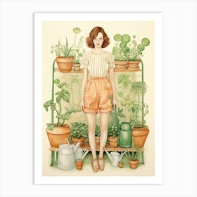 Garden Girl Art Print