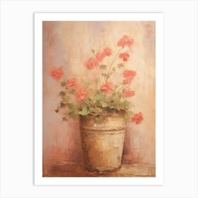 Geraniums Art Print