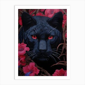 Black Panther 4 Art Print