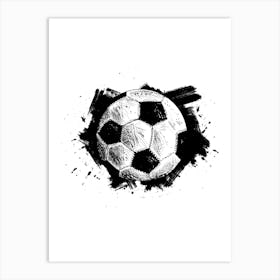 Abstract Football Art Print