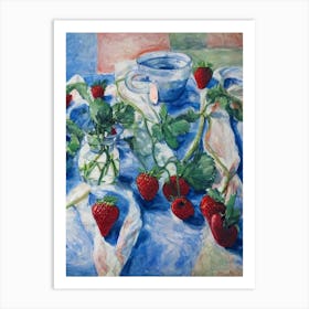 Strawberry Classic Fruit Art Print