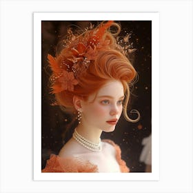 Victorian Girl Art Print