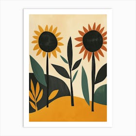 Sunflowers Canvas Print 2 Art Print