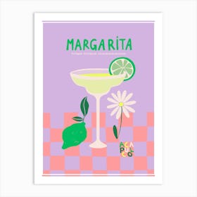 Cocktail collection - Margarita Art Print Art Print