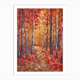 Autumn In The Woods 3 Art Print