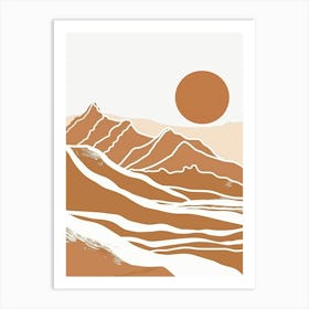 Antalya Perspective Minimalist Bauhaus Art Print