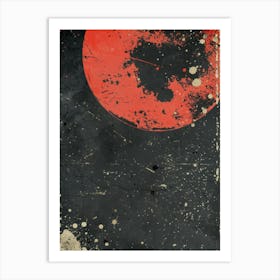 Red Moon 5 Art Print