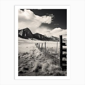Colorado, Black And White Analogue Photograph 2 Art Print