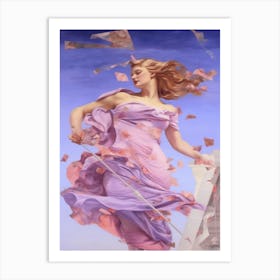 Aphrodite Surreal Mythical Painting 2 Art Print