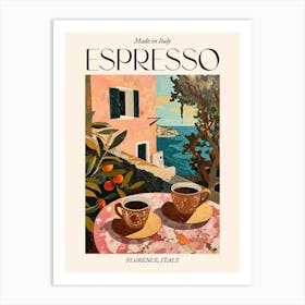 Florence Espresso Made In Italy 2 Poster Art Print