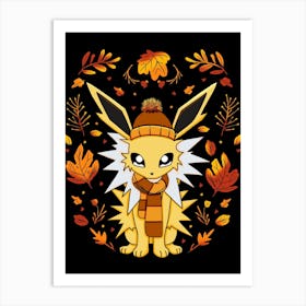 Fall Jolteon Art Print