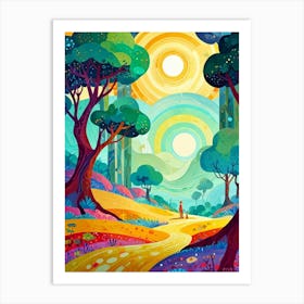 Forest 5 Art Print