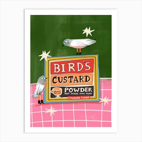 Vintage Food BIRD'S CUSTARD POWDER Box 1 Art Print