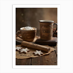 Coffee And Cookies 1 Art Print