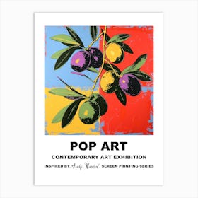 Olives Pop Art 4 Art Print