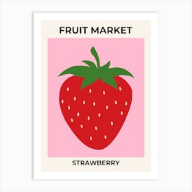 Fruit Market Strawberry | 03 Art Print