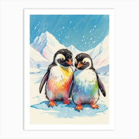 Penguins 6 Art Print