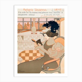 New Year S Greeting From Octave Uzanne For The Year (1897), Georges De Feure Art Print