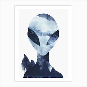 Alien Canvas Art Art Print