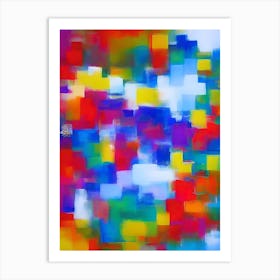 Abstract Squares Art Print