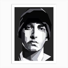 Eminem Rap Hip Hop Singer Musician Art Print