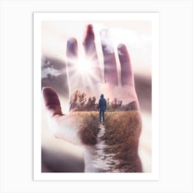 The Future Is In Your Hands Art Print