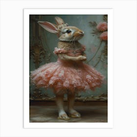 Ballet Bunny Art Print
