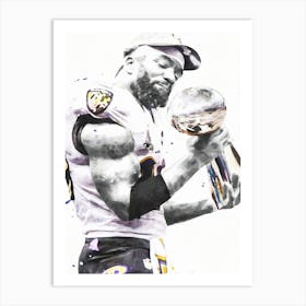 Ed Reed Baltimore 1 Art Print