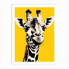 Giraffe Canvas Print Art Print