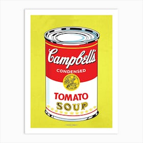 CAMPBELL´S SOUP RED | POP ART Digital creation | THE BEST OF POP ART, NOW IN DIGITAL VERSIONS! Prints with bright colors, sharp images and high image resolution.  Art Print