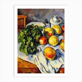 Turnip 2 Cezanne Style vegetable Art Print