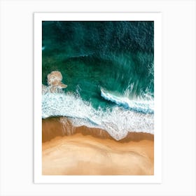 Beach - Beach Stock Videos & Royalty-Free Footage 8 Art Print