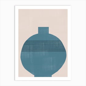 Blue Vase Art Print