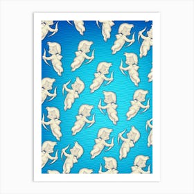 Cherub pattern Art Print