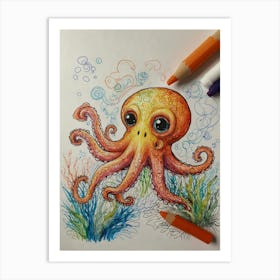 Octopus 65 Art Print