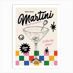 Martini Art Print