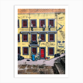 Yellow House Art Print