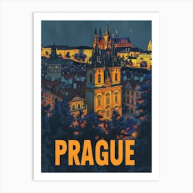 Praque Traveling Art Print