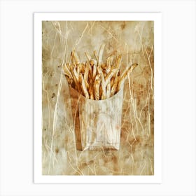 French Fries: Fast Food Pop Art Art Print