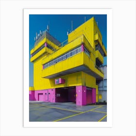 Pink Building Art Print