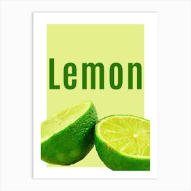 Lemon Art Print