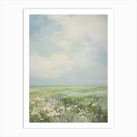 Spring Farmhouse Painting Art Print