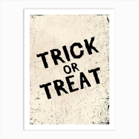 trick or treat Art Print