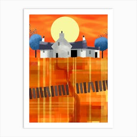 The House on the Hill Art Print