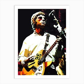 noel gallagher oasis britpop music band 7 Art Print