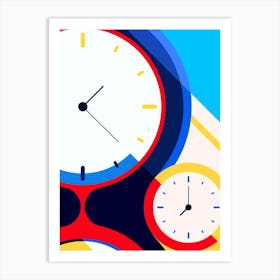Clocks Art Print