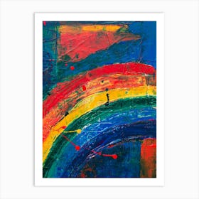 Rainbow Canvas Print Art Print